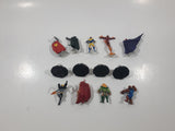 WizKids Super Hero Toy Figure Lot of 9 Figures and 4 Bases