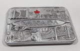 Woody Canada Enamel Maple Leaf Metal Fridge Magnet