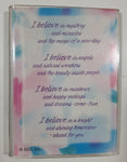 AGC "I Believe" Poem 2 1/2" x 3 1/2" Fridge Magnet