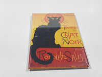 Tournee Du Chat Noir Black Cat 2 1/8" x 3 1/8" Fridge Magnet