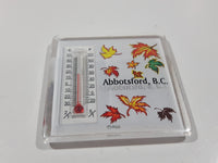 RSS Abbotsford, B.C. Falling Leaves Thermometer 2 3/8" x 2 3/8" Fridge Magnet