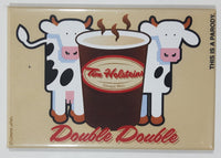 Cows Inc. Tim Holsteins Double Double Cow Themed 2 1/8" x 3 1/8" Parody Fridge Magnet