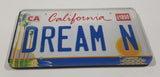 California DREAM N Vehicle License Plate Tag 1 3/4" x 3 3/8" Fridge Magnet