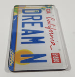 California DREAM N Vehicle License Plate Tag 1 3/4" x 3 3/8" Fridge Magnet