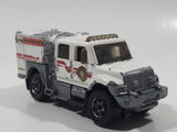 2011 Matchbox Fire International WorkStar Brush Fire Truck 2007 White Die Cast Toy Car Vehicle