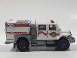 2011 Matchbox Fire International WorkStar Brush Fire Truck 2007 White Die Cast Toy Car Vehicle