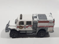 2011 Matchbox Fire International WorkStar Brush Fire Truck 2007 White Die Cast Toy Car Vehicle