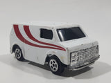Vintage Unknown Brand 8637 Van White Die Cast Toy Car Vehicle