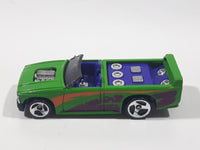 1997 Hot Wheels Just Trucks Mini Truck Green Die Cast Toy Car Vehicle