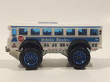 2015 Matchbox MBX Adventure City Scholar Hauler White Die Cast Toy Car Vehicle