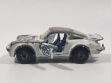 Vintage 1987 Lesney Matchbox Superfast No. 3 Porsche Turbo #14 BOSS White Die Cast Toy Car Vehicle with Opening Doors