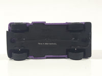 2002 Maisto Marvel Gambit Armored Van Truck Purple with White Roof Die Cast Toy Car Vehicle