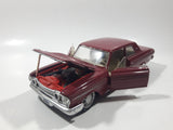 Maisto 1964 Ford Fairlane Thunderbolt Red 1/24 Scale Die Cast Toy Car Vehicle with Opening Doors and Hood