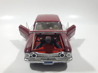 Maisto 1964 Ford Fairlane Thunderbolt Red 1/24 Scale Die Cast Toy Car Vehicle with Opening Doors and Hood