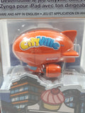 2012 Zynga CityVille Skies Game Blimp Plastic Toy New in Package