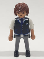 1994 Geobra Playmobil Wedding Groom in Vest 3" Tall Toy Figure