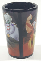 Disney Jerry Leigh Villains Ursula Evil Queen Maleficent Cruella de Vil The Queen of Hearts 2 1/2" Tall Shot Glass