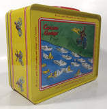 Schylling Curious George Embossed Tin Metal Lunch Box