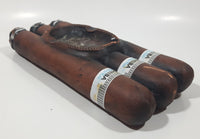 Vintage Cohiba La Habana Cuba Triple Burning Cigar Shaped Three Rest Pottery Ash Tray