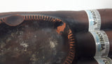 Vintage Cohiba La Habana Cuba Triple Burning Cigar Shaped Three Rest Pottery Ash Tray