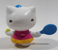 2013 McDonald's Sanrio Hello Kitty Loves Tennis 3" Tall Plastic Toy Figure