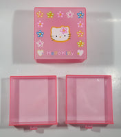 Hello Kitty Pink Acrylic 2 Drawer Makeup Organizer Box