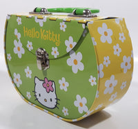 2003 Sanrio Hello Kitty Purse Shaped Tin Metal Lunch Box Container