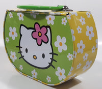 2003 Sanrio Hello Kitty Purse Shaped Tin Metal Lunch Box Container