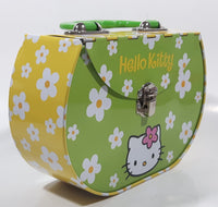 2003 Sanrio Hello Kitty Purse Shaped Tin Metal Lunch Box Container