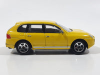 RealToy Porsche Cayenne Turbo Yellow 1:61 Scale Die Cast Toy Car Vehicle
