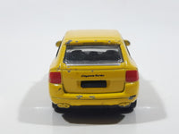 RealToy Porsche Cayenne Turbo Yellow 1:61 Scale Die Cast Toy Car Vehicle