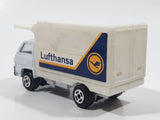 RealToy Lufthansa Airline Catering Airplane Loading Scissor Lift Container Truck White Die Cast Toy Car Vehicle