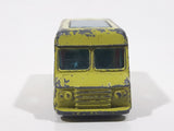 Vintage 1960s Husky Commer 'Walk-Thru' Van Lime Green Die Cast Toy Car Vehicle with Sliding Doors Made in Gt. Britain
