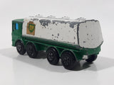 Vintage 1970 Lesney Matchbox Series Ergomatic Cab Leyland Petrol Tanker Fuel Truck BP British Petroleum Green Die Cast Toy Car Vehicle Made in England