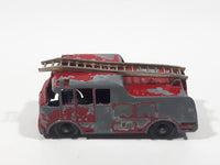 Vintage 1959 Lesney Marquis Series III No. 9 Merryweather Fire Engine Ladder Truck Red Die Cast Toy Car Vehicle Made in England