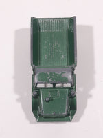 Vintage Marx Dump Truck Army Green 2 1/4" Die Cast Toy Car Vehicle Made in Hong Kong