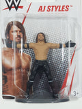 2018 Mattel WWE AJ Styles 3" Tall Toy Wrestler Mini Figure New in Package