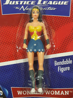 2016 NJ Croce DC Comics Justice Leage The New Frontier Wonder Woman 5 3/4" Tall Toy Bendable Figure New in Package