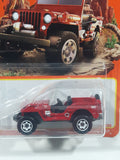 2021 Matchbox Jeep 1948 Willys Jeep Red Die Cast Toy Car Vehicle New in Package