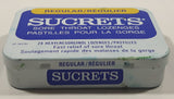 Vintage Beecham Canada Inc. Sucrets Regular Sore Throat Lozenges 24 Hexylresorcinol Lozenges/Pastilles Hinged Tin Metal Container Case Weston Ontario EMPTY