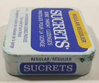 Vintage Beecham Canada Inc. Sucrets Regular Sore Throat Lozenges 24 Hexylresorcinol Lozenges/Pastilles Hinged Tin Metal Container Case Weston Ontario EMPTY