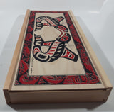 Vintage Clarence A. Wells Port Simpson, B.C. Aboriginal Art Wood Box with Sliding Lid