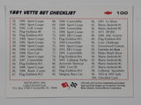 1991 Collect-A-Card Vette-Set 1-100 Trading Card Full Set