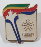 1988 Calgary Winter Olympics Enamel Metal Lapel Pin