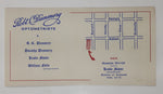 Vintage Robt. C. Demmery Optometrists Ink Blotter Paper Advertising Card