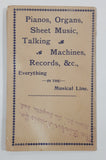 Antique Schaff Bros. Co Manufacturers Pianos Chicago Illinois and Huntington Indiana Brabant Needle Company Small Advertising Booklet