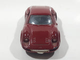 Shinsei Mini Power No. 405 Ferrari Dino 1/37 Scale Painted Dark Red Die Cast Toy Car Vehicle with Opening Doors