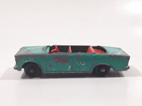 Vintage Lesney No. 56 Fiat 1500 Teal Die Cast Toy Car Vehicle Made in England