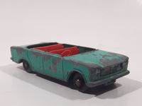 Vintage Lesney No. 56 Fiat 1500 Teal Die Cast Toy Car Vehicle Made in England