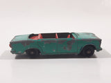 Vintage Lesney No. 56 Fiat 1500 Teal Die Cast Toy Car Vehicle Made in England